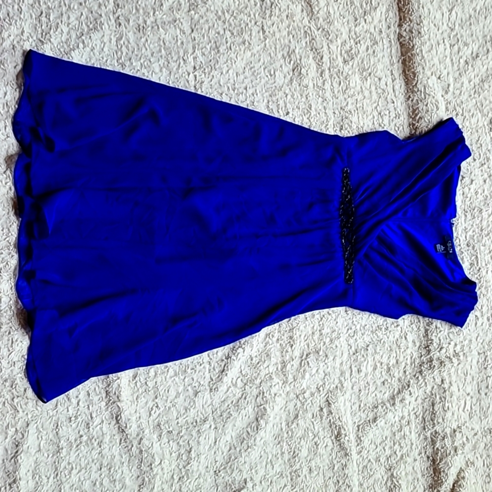 Cocktail dress, Chaps, royal blue, size 4